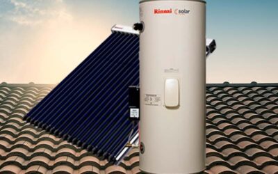 Rinnai Sunmaster Solar Hot Water Cylinder With A Solar Collector