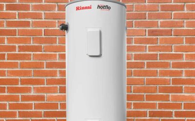 Rinnai Hotflow Tank Hot Water System, Can Run On Electricity Or Gas