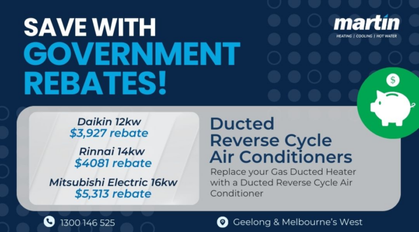 Government Rebate For Changing Gas Ducted Heating To Electric