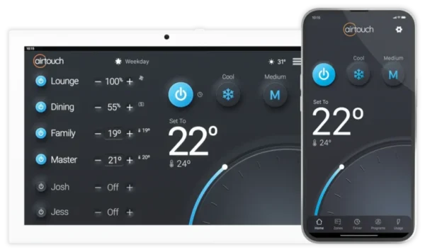 AirTouch5 Smart Ducted Airconditioning Controller